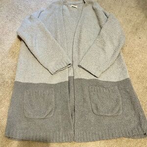 Thread & Supply Light and Dark Gray Cardigan